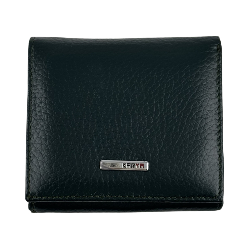 Кошелек женский кожаный Karya 1203-030 темно-зеленый