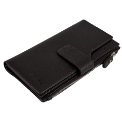 Портмоне чоловіче шкіряне Karya 1207-39 темно-коричневе