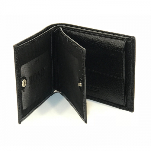 Кошелек мужской кожаный Bond 507-281 черный
