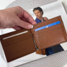 Кошелек-зажим для денег мужской кожаный Eminsa 1068 12-2