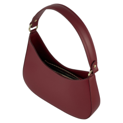 Сумка жіноча шкіряна Genuine Leather 854500025 винна