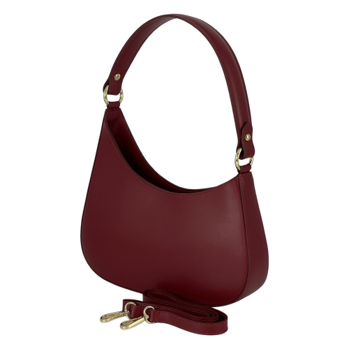 Сумка жіноча шкіряна Genuine Leather 854500025 винна