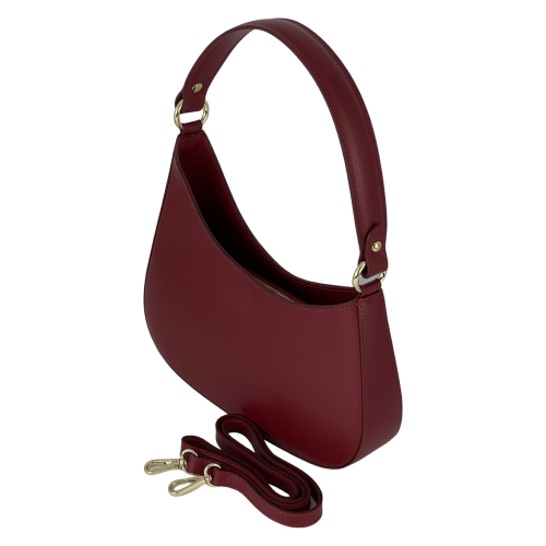 Сумка жіноча шкіряна Genuine Leather 854500025 винна