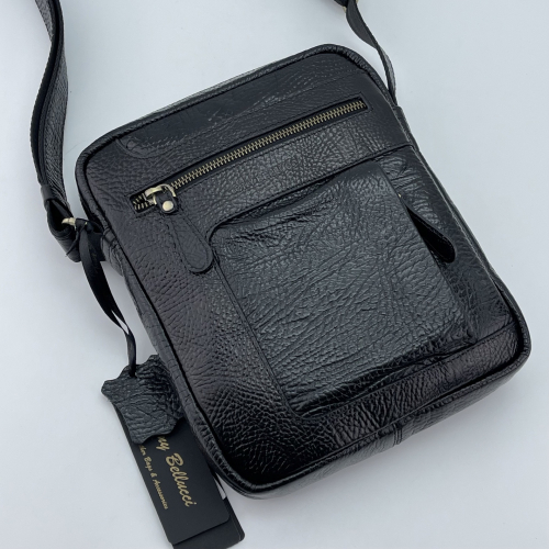 Сумка мужская кожаная Tony Bellucci T5225-893 черная