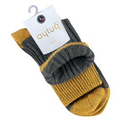 Шкарпетки жіночі Aytug 44429 Cotton високі хакі Size 36-40