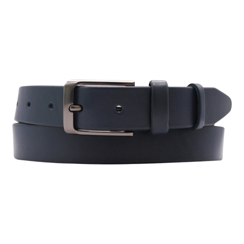 Ремень мужской кожаный Кремень 01357701 135 см Флоренция синий