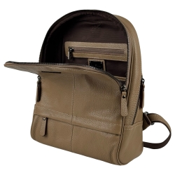 Рюкзак жіночий шкіряний Tony Bellucci 0061-218 бежевий