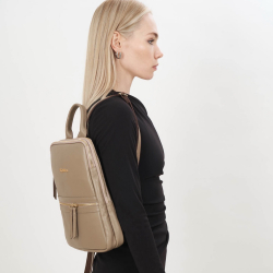 Рюкзак жіночий шкіряний Tony Bellucci 0900-213 світло-коричневий