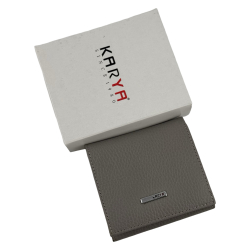 Гаманець жіночий шкіряний Karya 1203-098 світло-сірий