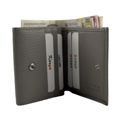 Гаманець жіночий шкіряний Karya 1203-098 світло-сірий