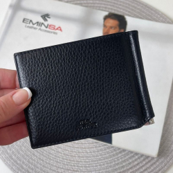 Гаманець-затискач для грошей чоловічий шкіряний Eminsa 1068 18-1