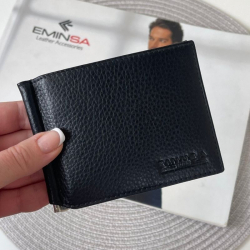 Гаманець-затискач для грошей чоловічий шкіряний Eminsa 1068 18-1