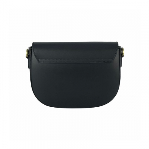 Сумка жіноча шкіряна Genuine Leather 758252 чорна