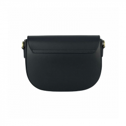 Сумка жіноча шкіряна Genuine Leather 758252 чорна