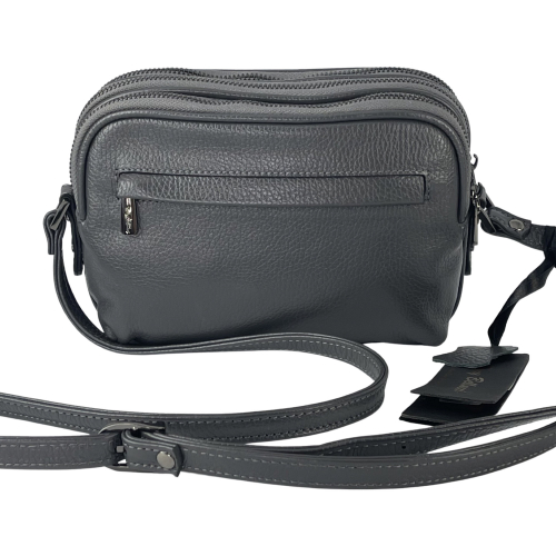 Сумка жіноча шкіряна Tony Bellucci 0489-1032 сіра