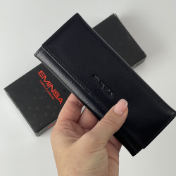 Ключниця шкіряна Eminsa 1503 20-1 чорна