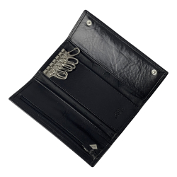 Ключниця шкіряна Eminsa 1503 20-1 чорна