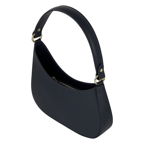 Сумка жіноча шкіряна Genuine Leather 854500025 темно-синя