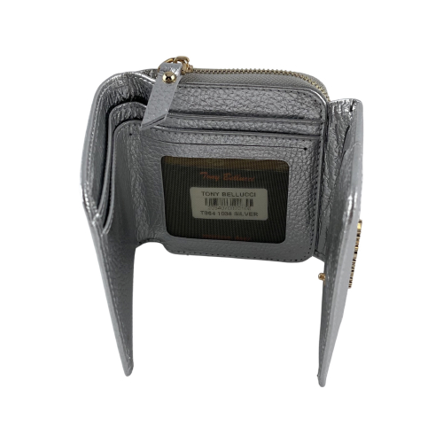 Гаманець жіночий шкіряний Tony Bellucci 864-1036 сріблястий