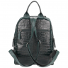Рюкзак жіночий шкіряний Tony Bellucci 0061-360 темно-зелений