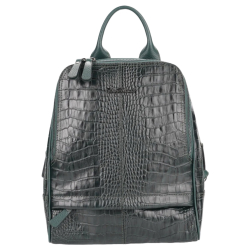 Рюкзак жіночий шкіряний Tony Bellucci 0061-360 темно-зелений