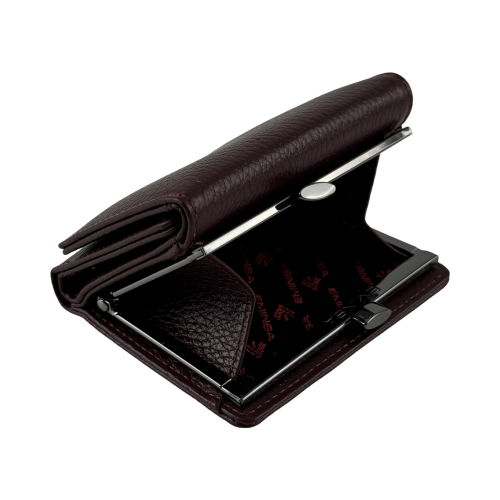 Кошелек женский кожаный Eminsa 2203 37-6 бордовый