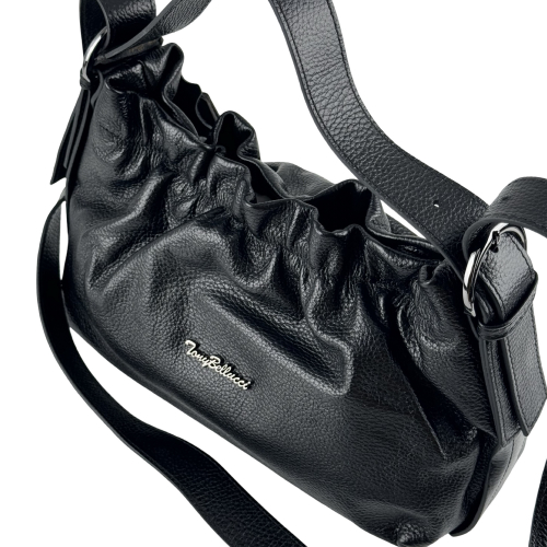 Сумка жіноча шкіряна Tony Bellucci 0874-281 чорна