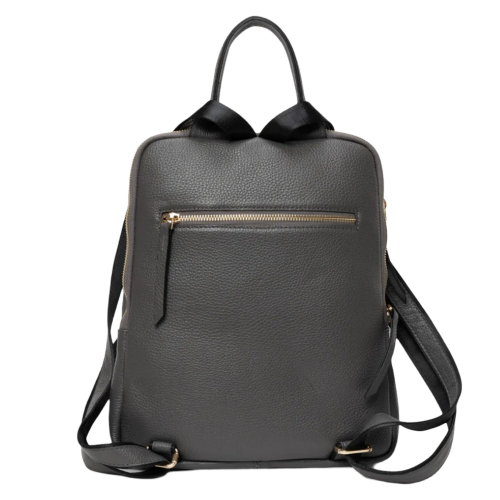 Рюкзак жіночий шкіряний Tony Bellucci 0900-1032 сірий