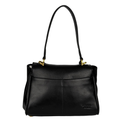 Сумка жіноча шкіряна Karya 2569-612 чорна