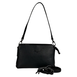 Сумка жіноча шкіряна Karya 5072-45 чорна