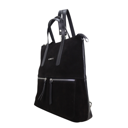 Рюкзак женский замшевый Karya 2479-6 черный