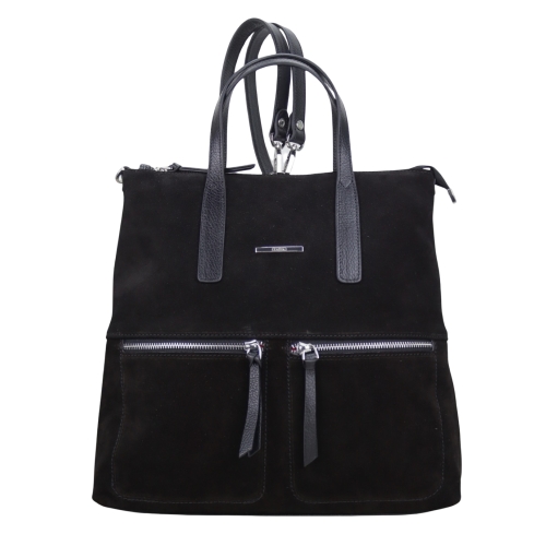 Рюкзак женский замшевый Karya 2479-6 черный