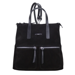 Рюкзак женский замшевый Karya 2479-6 черный