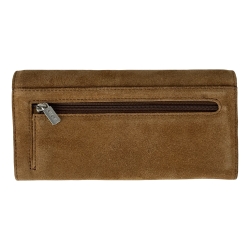 Кошелек женский замшевый Karya 1071-3 светло-коричневый