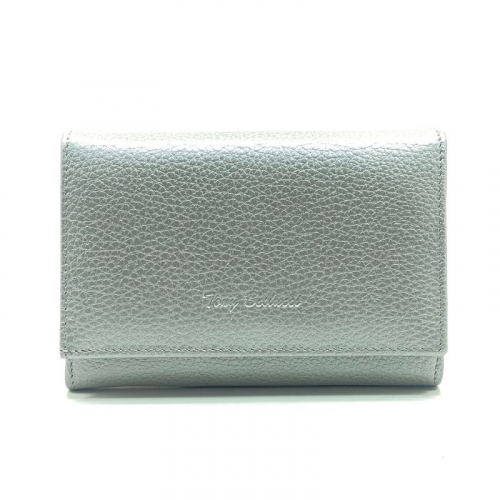 Кошелек женский кожаный стальной Tony Bellucci 863-486