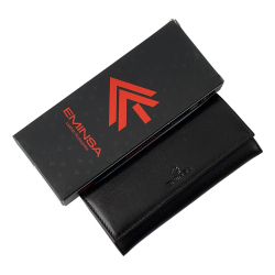 Ключниця шкіряна Eminsa 1503 20-3 темно-коричнева