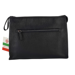 Косметичка жіноча шкіряна Genuine Leather 6521 чорна