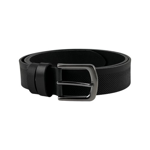 Ремінь чоловічий шкіряний Bond Non 52020 135 см чорний