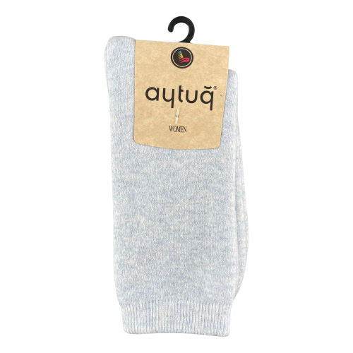 Шкарпетки жіночі Aytug 44055 Cotton високі блакитні Size 36-40
