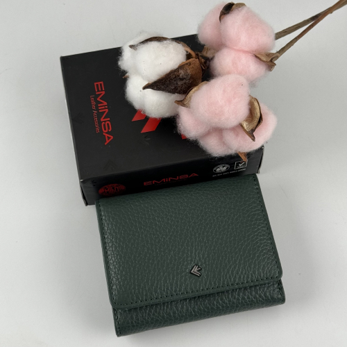 Гаманець жіночий шкіряний Eminsa 2203 18-16 зелений