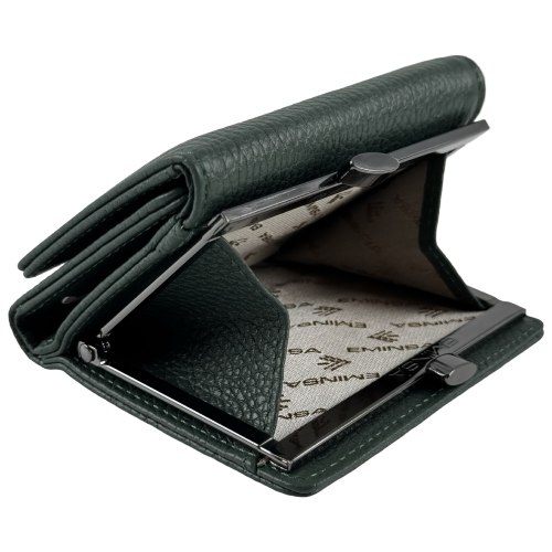 Гаманець жіночий шкіряний Eminsa 2203 18-16 зелений