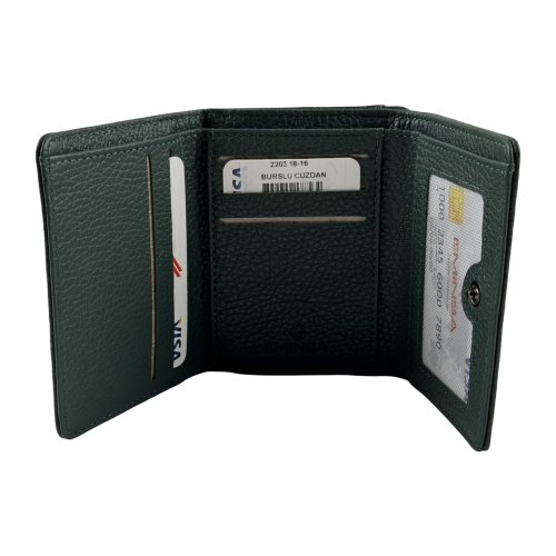 Гаманець жіночий шкіряний Eminsa 2203 18-16 зелений