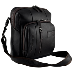 Сумка чоловіча шкіряна Tony Bellucci T5173-4 темно-коричнева