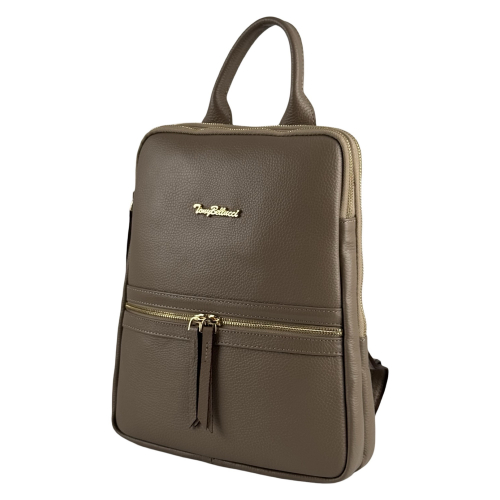 Рюкзак жіночий шкіряний Tony Bellucci 0900-219 бежевий