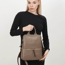 Рюкзак жіночий шкіряний Tony Bellucci 0900-219 бежевий