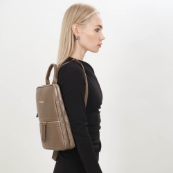 Рюкзак жіночий шкіряний Tony Bellucci 0900-219 бежевий