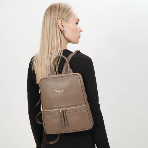 Рюкзак жіночий шкіряний Tony Bellucci 0900-219 бежевий