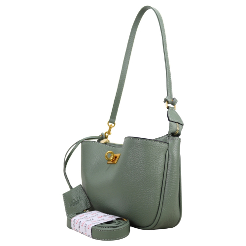 Сумка жіноча шкіряна Karya 2565-026 фісташкова