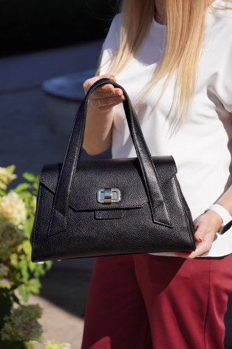 Сумка женская кожаная Karya 2488-45 черная