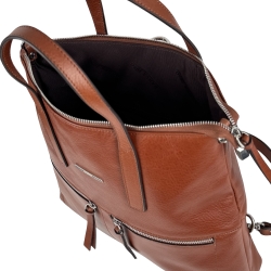 Рюкзак женский кожаный Karya 2479-615 коричневый